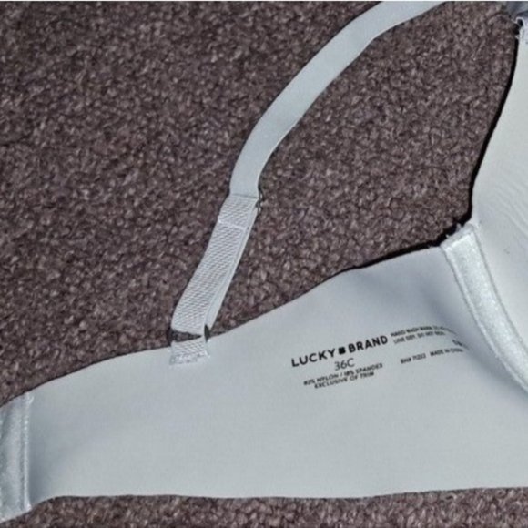 Lucky Brand Women's Blue Floral Bra 36C - Picture 6 of 6